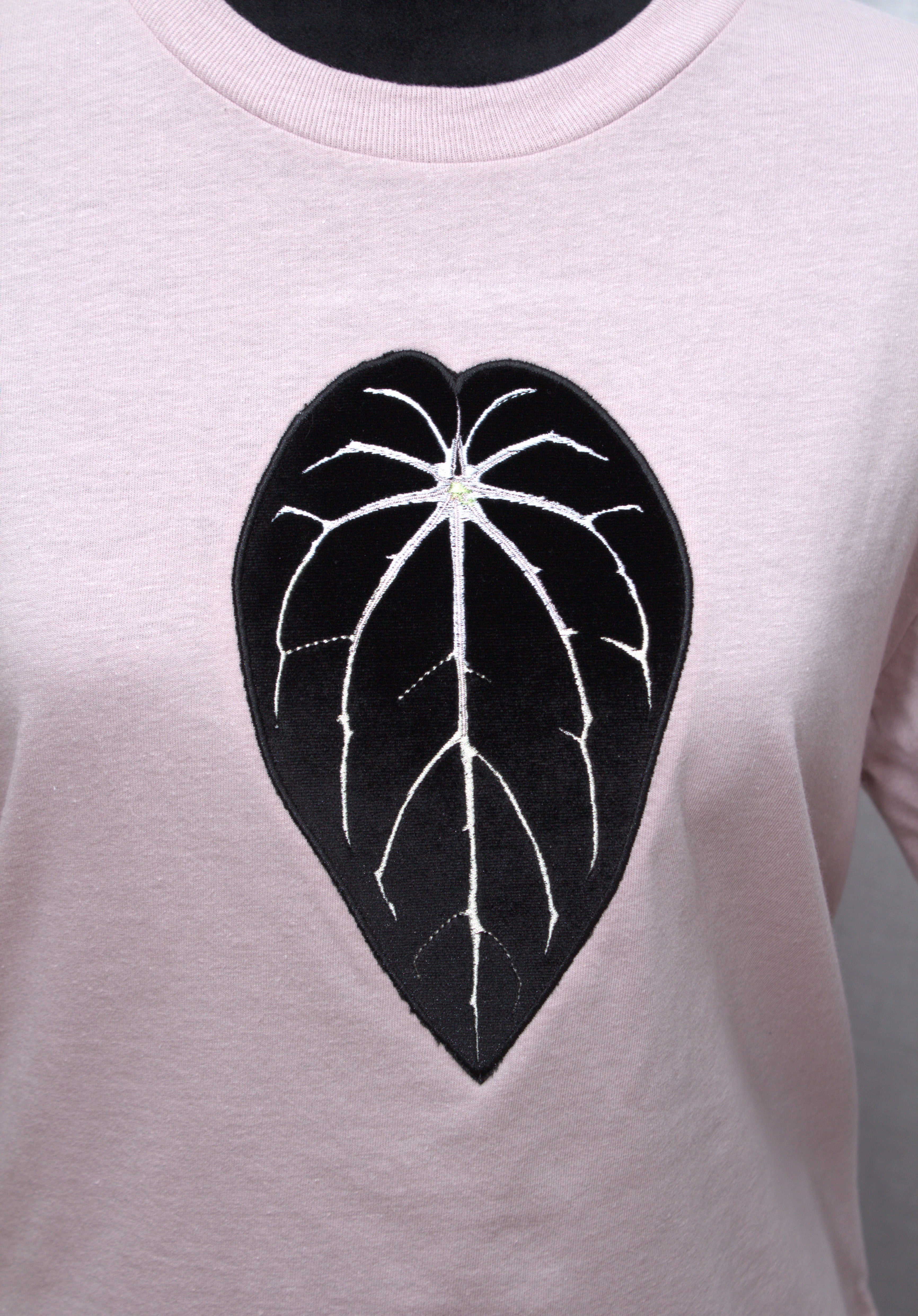 Anthurium "Carla" w/ Mix fabric applique