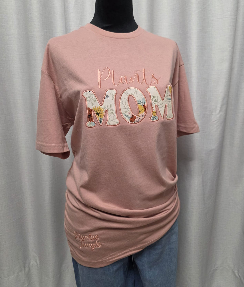 Plants Mom w/ Floral Aplique