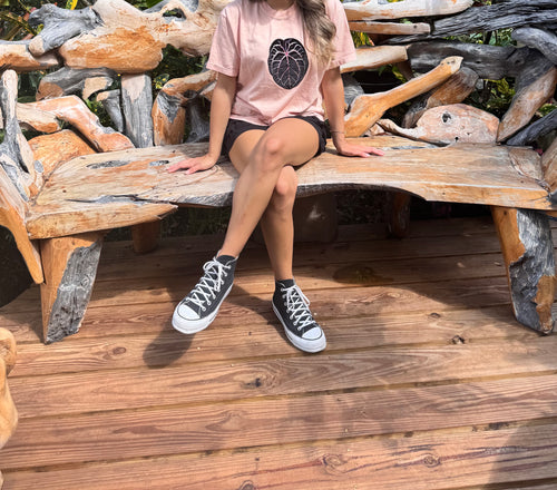 Anthurium "Red Crystal Hybrid" w/ Mix material applique