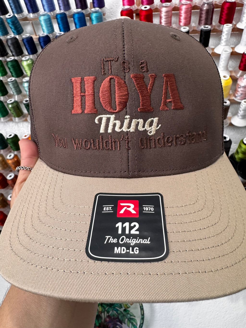 Richardson - Snapback Trucker Cap - 112 - Its a Hoya "thing" you wouldnt understand