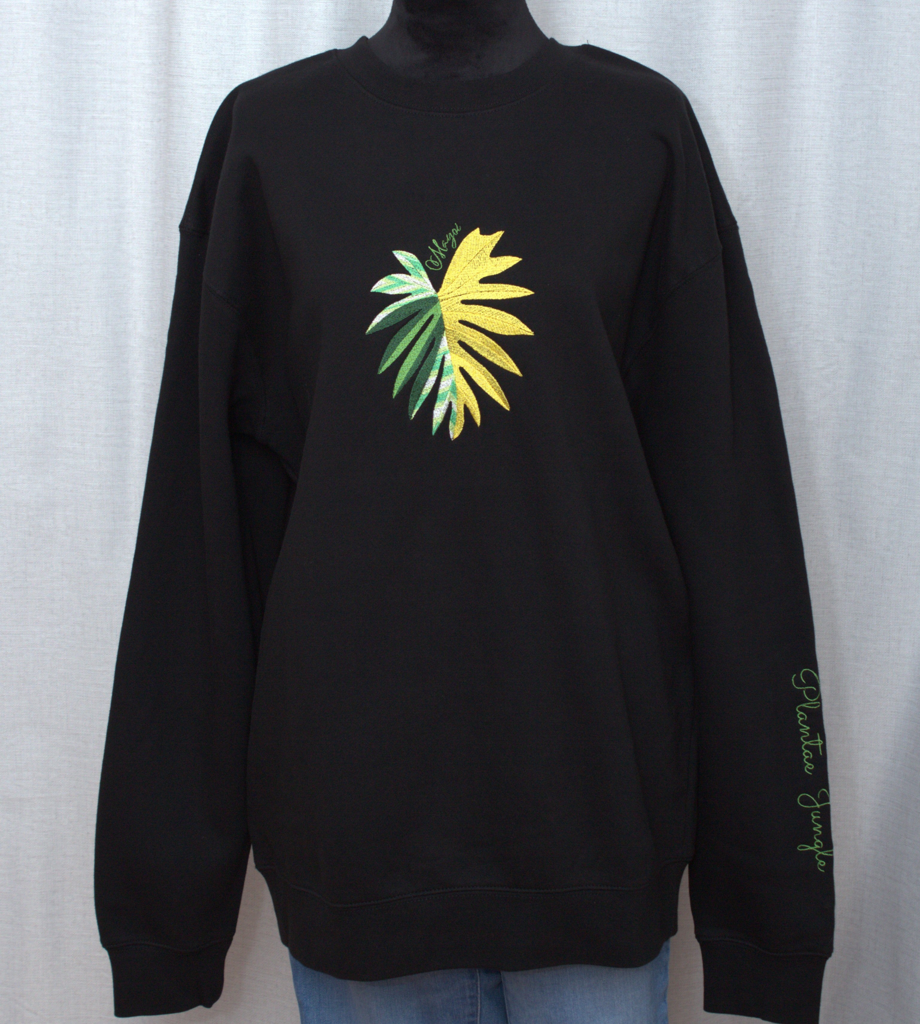 Embroidered Philodendron Mayoi Variegated