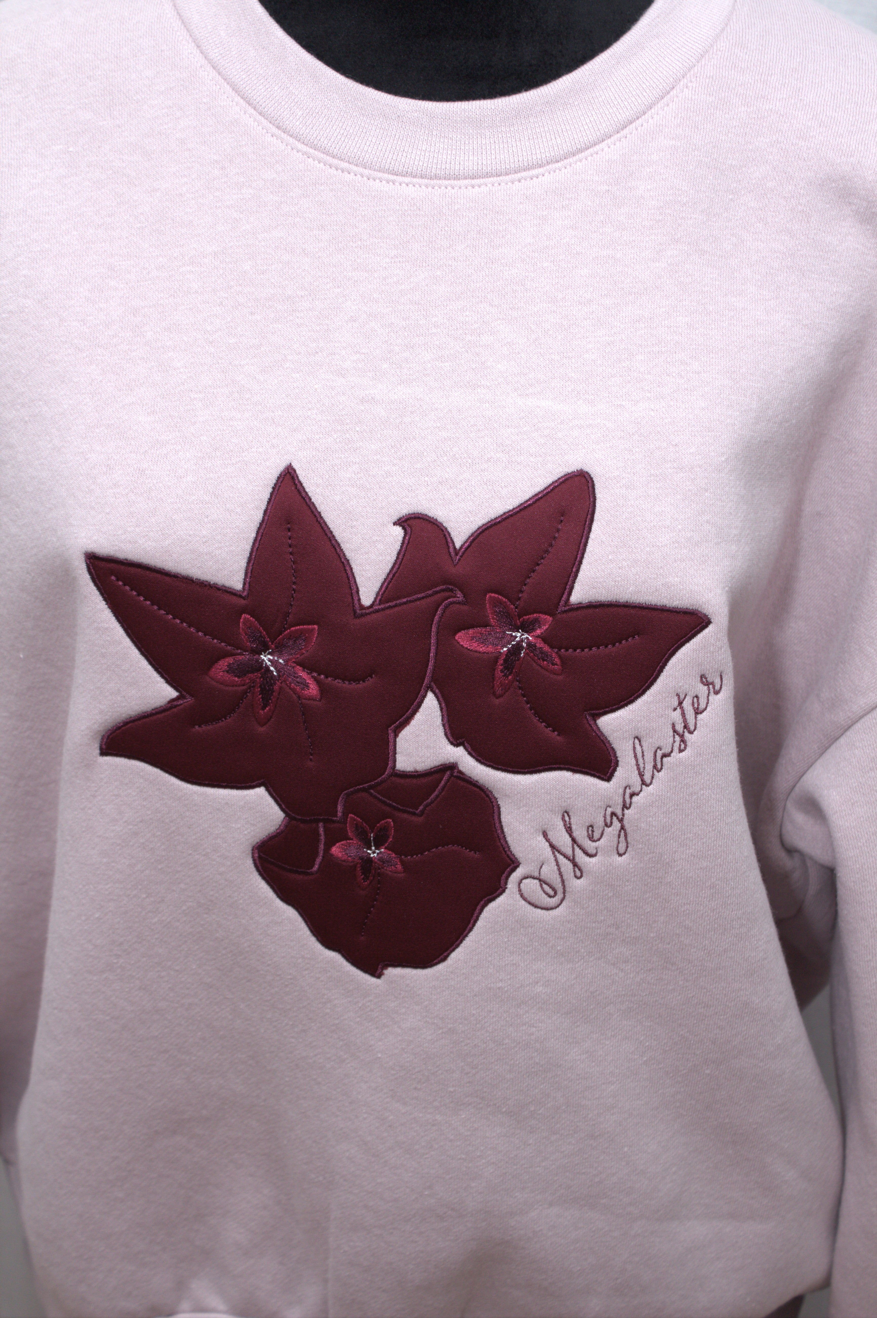 Hoya bloom - Megalaster w/ Mix materials applique