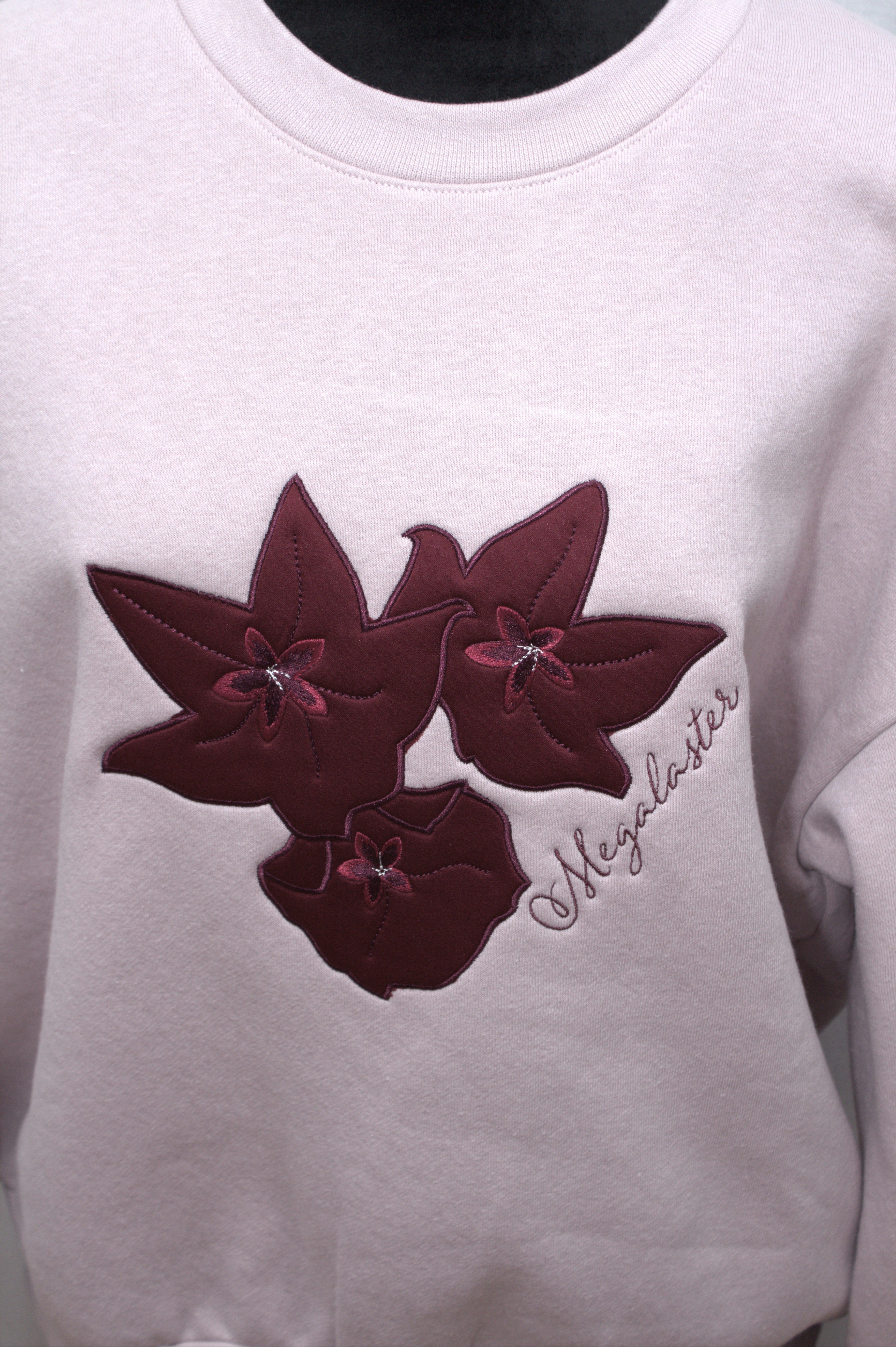 Hoya bloom - Megalaster w/ Mix materials applique