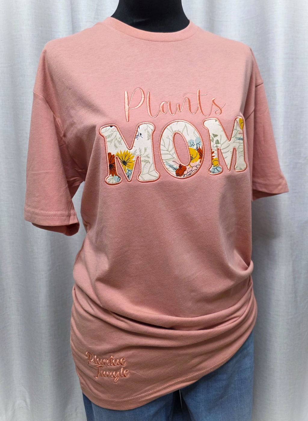 Plants Mom w/ Floral Aplique