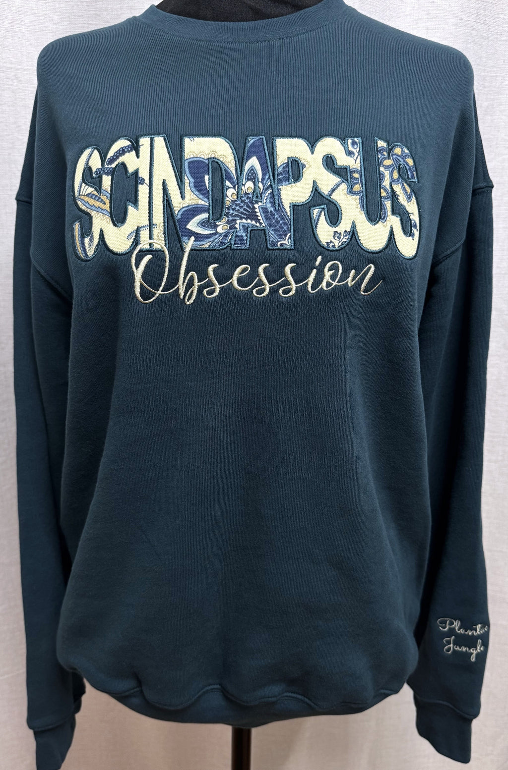Scindapsus Obsession - mix material applique